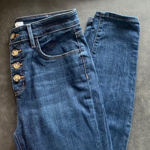 Loft curvy high rise skinny jeans